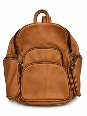 Vintage Genuine Leather Travel Backpack
